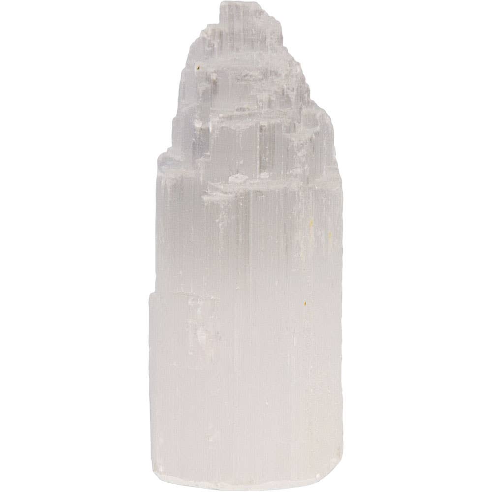 Rough Stone Specimen 4-Inch Iceberg White Selenite