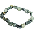 Eagle Eye Tumbled Stones Elastic Bracelet  10-12mm