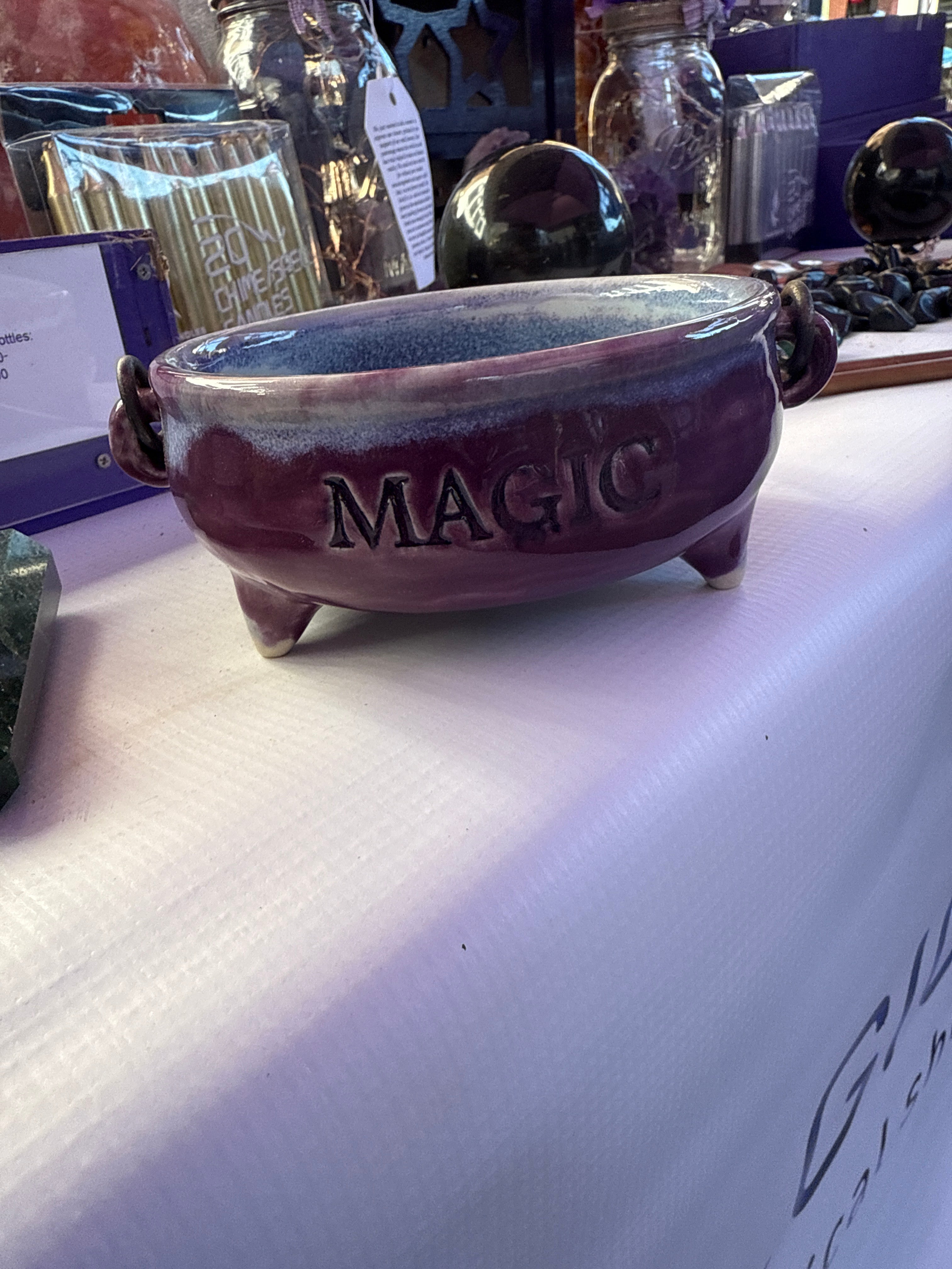 Ceramic cauldron, Magic