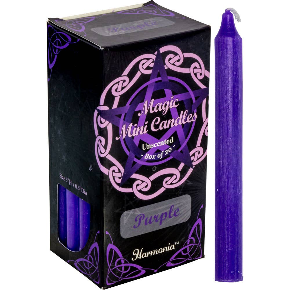 Harmonia Mini Ritual Candle- Purple