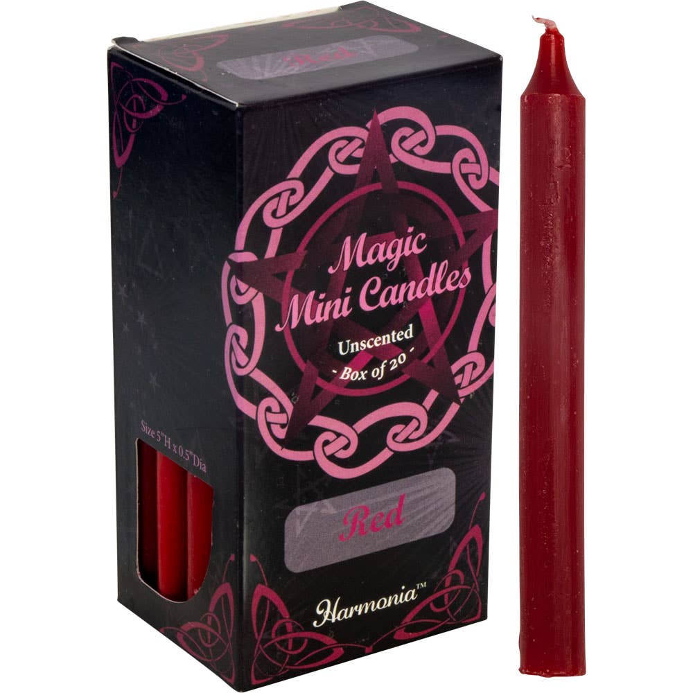 Harmonia Mini Ritual Candles - Red