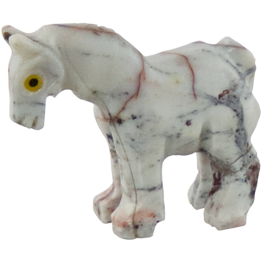 Spirit Animal 1.25-inch Horse Dolomite (Pack of 5)