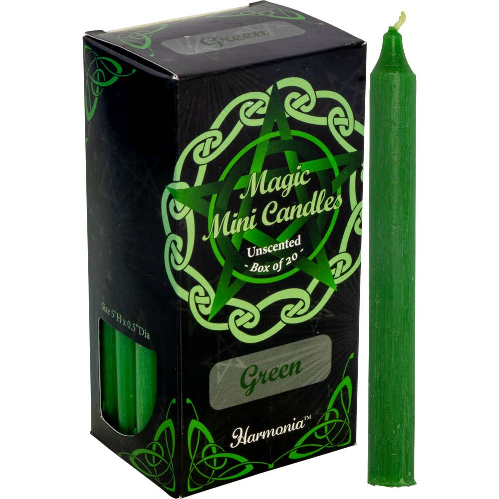 Harmonia Mini Ritual Candles - Green
