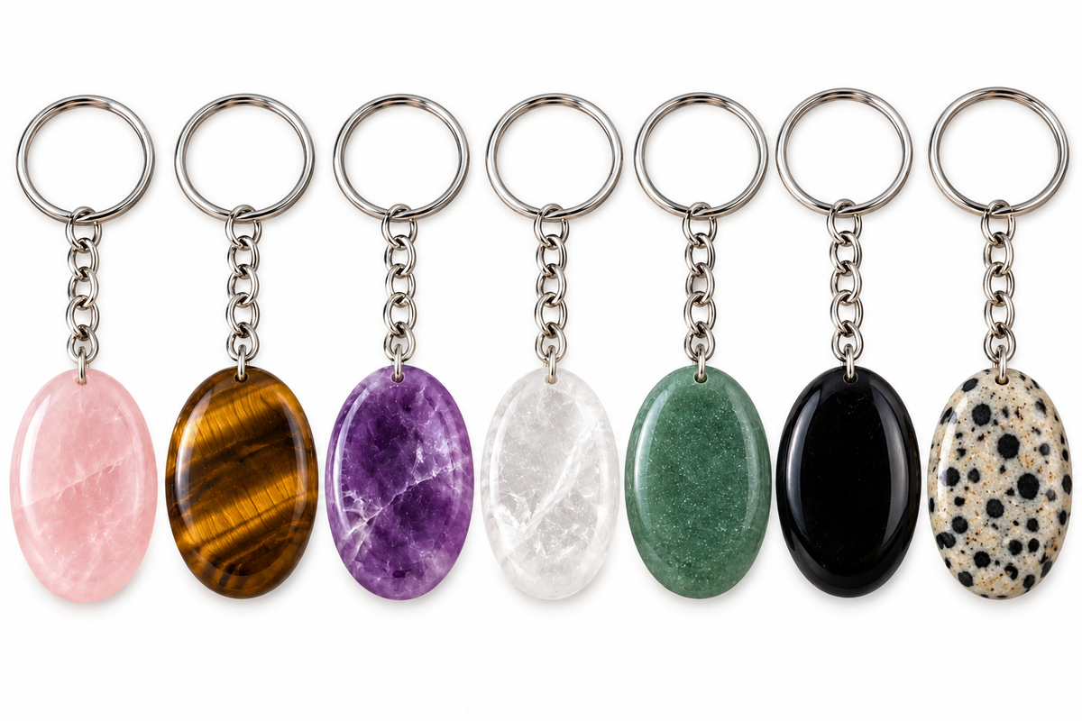 Worry Stone Keychain- Assorted