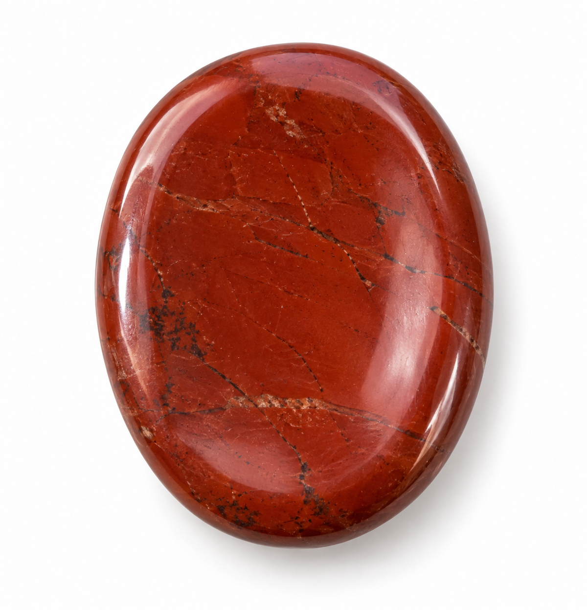 Red Jasper Worry Stone