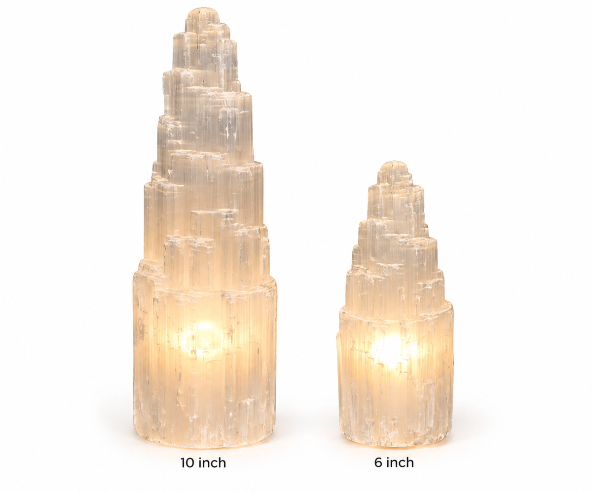 Selenite Lamp