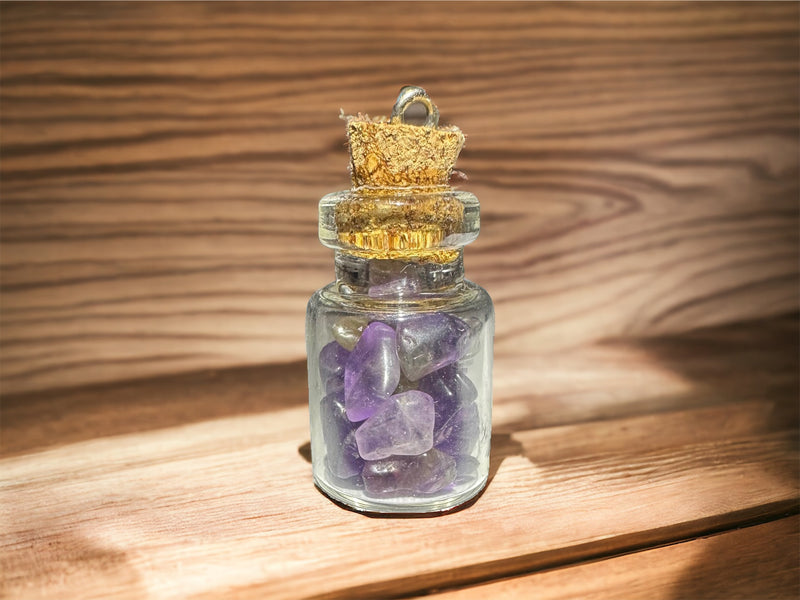 Amethyst Charm Bottle