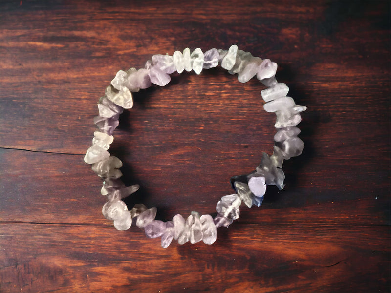 Amethyst Chip Bracelet