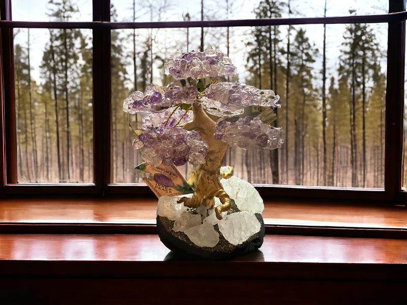 Bonsai Amethyst Wishing Tree