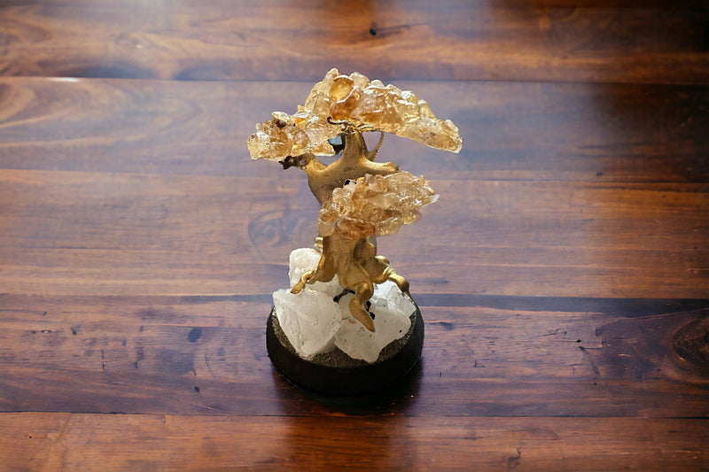 Bonsai Citrine Wishing Tree