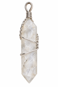 Rainbow Moonstone Necklace Point