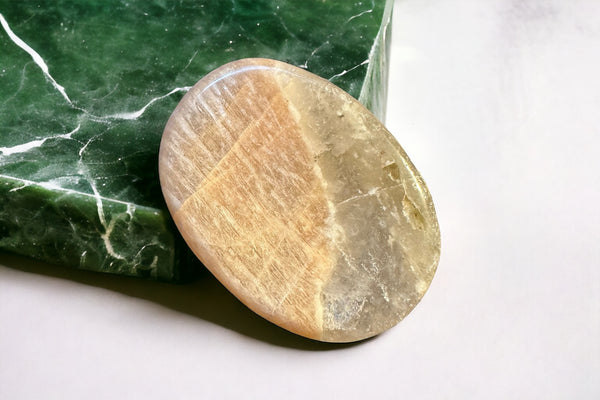 Moonstone Worry Stone