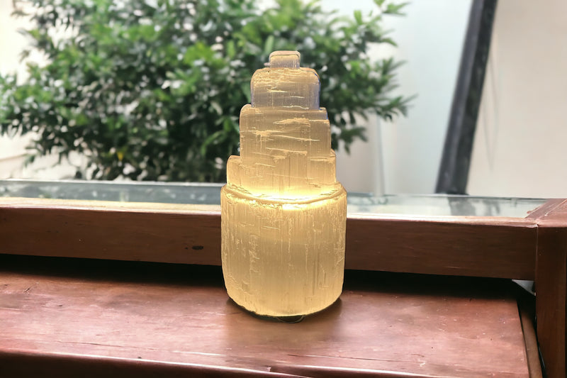 Selenite Lamp