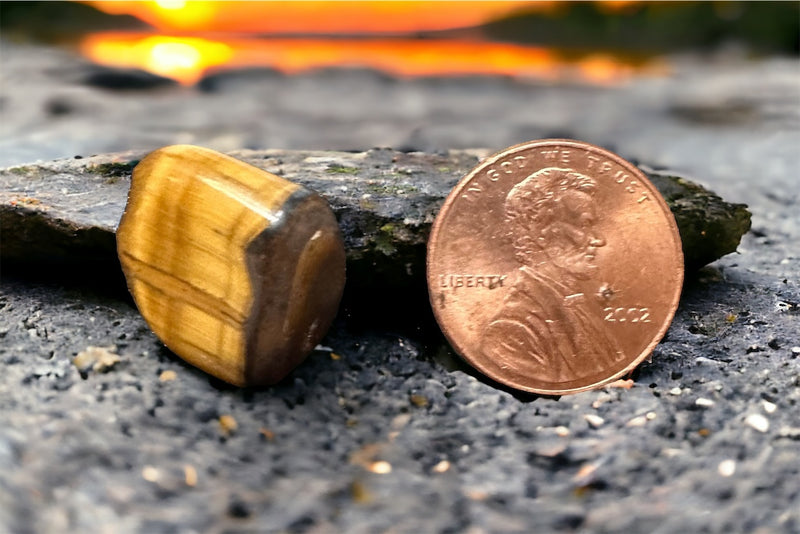 Tiger Eye Tumbled Stone