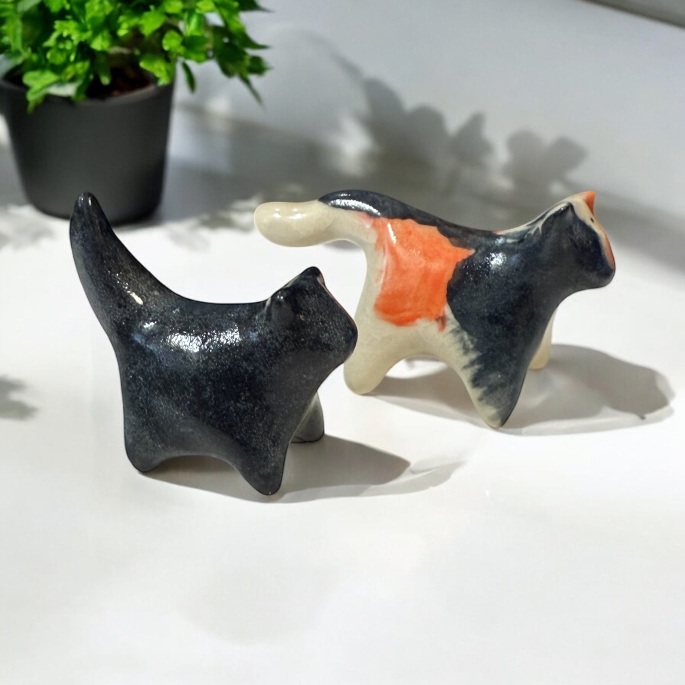 Ceramic handcrafted cat