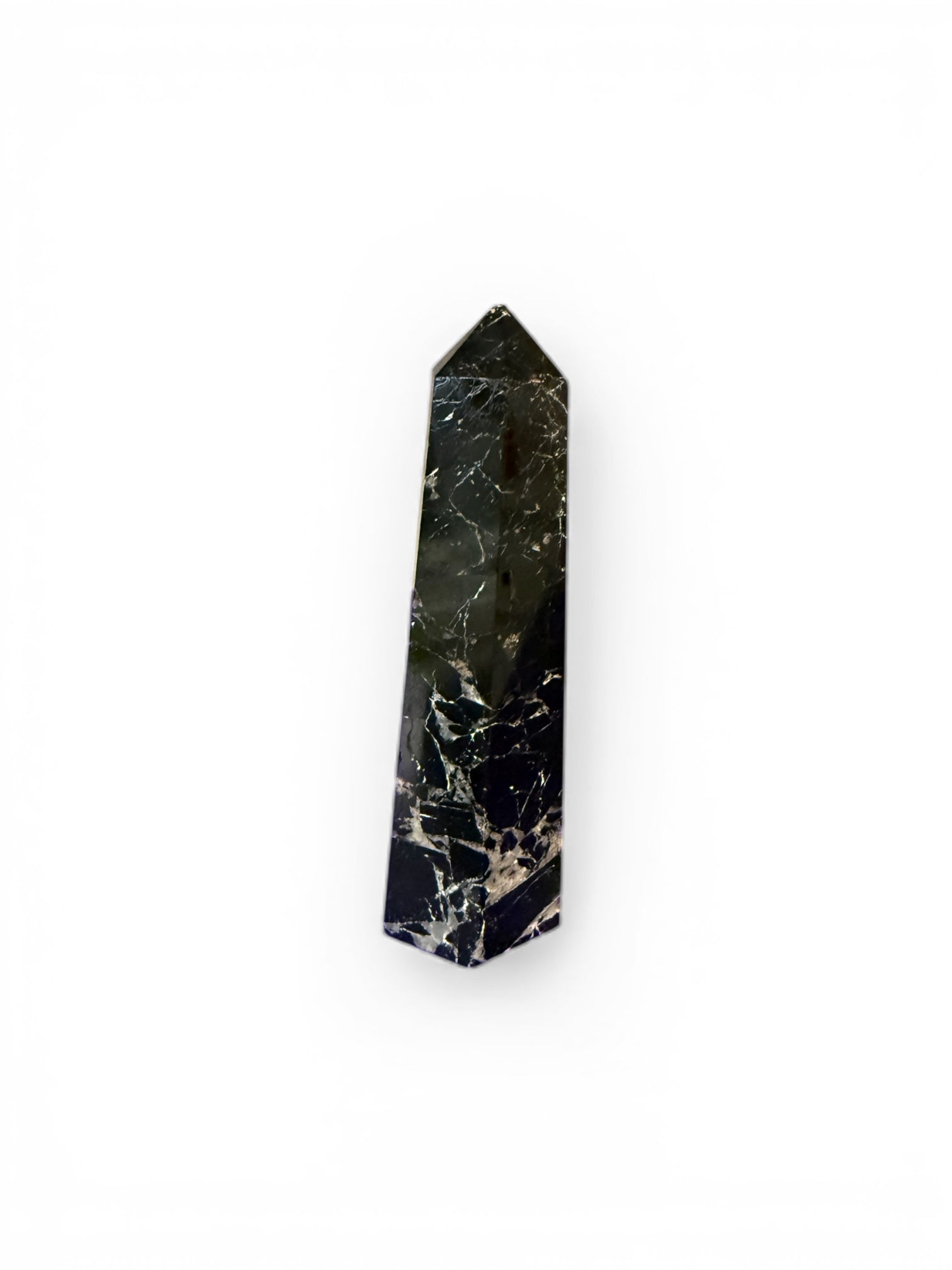 Black Tourmaline Gemstone Obelisk