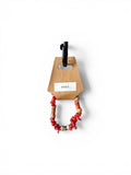 Aries Red Coral and Wood Bracelet