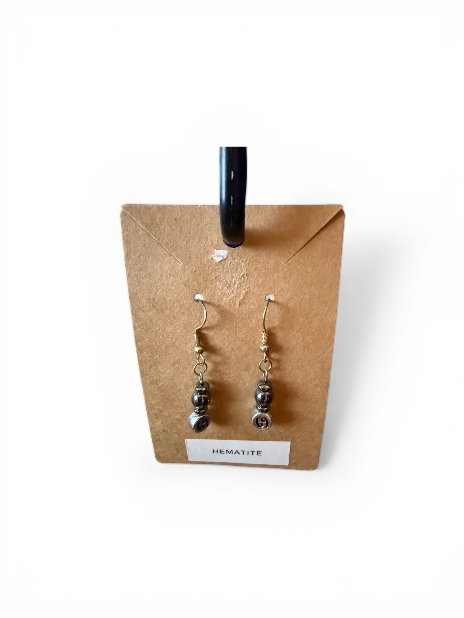Cancer Hematite Earrings