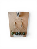 Taurus Green Jade Earrings