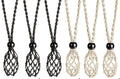Hand woven crystal holder necklace- Stone Not Included