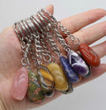 Gemstone keychain