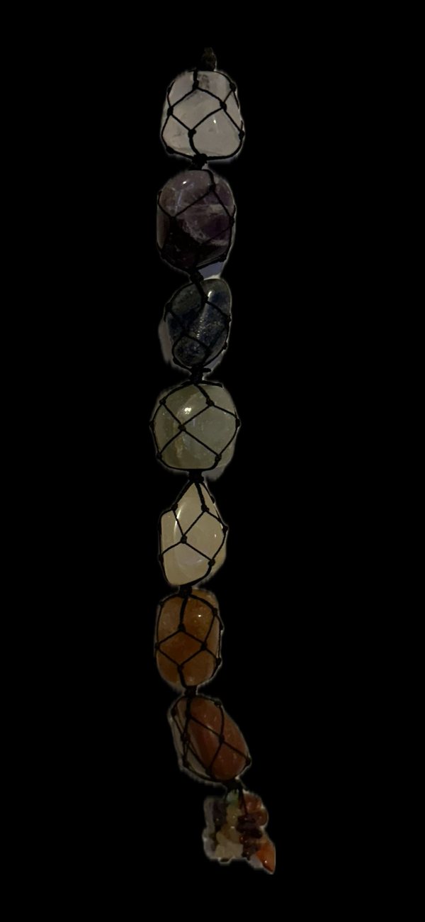 Hanging Tumbled Chakra Stones