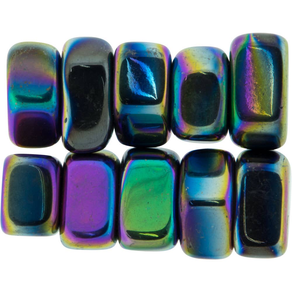 Tumbled Stones Magnetic Rainbow Hematite