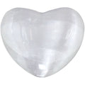 Gemstone Carving Large 3-inch Heart White Selenite (Each)