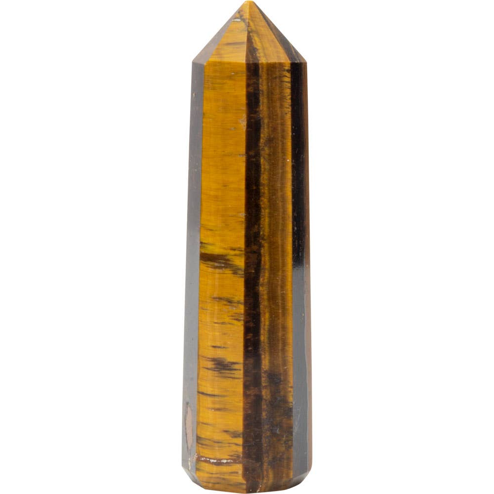 Gemstone Obelisk 3-4in - Tiger Eye