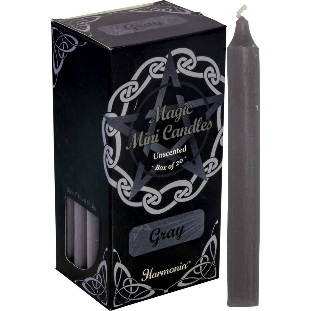 Harmonia Mini Ritual Candles - Gray