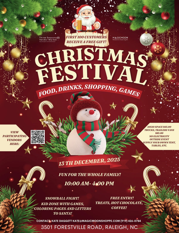 10x10 Christmas Festival Fee, Three Seasons Vendor Market